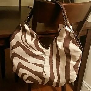 Jessica Simpson Zebra Print Tote